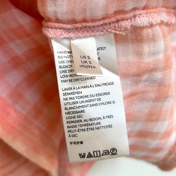 Anthropologie Pilcro The Bette Babydoll Blouse Top in 100% Cotton, Size Small - Picture 10 of 11